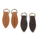 2 Pairs of Zipper Fixer Leather Zipper Pull Tags