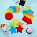 60 Pieces Carpet Spot Sit Markers Colorful Circle Carpet Markers Stars Spot L9D2