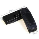 Stylish Seat Belt Adjusting Clip Tension Adjuster for Car Pack of 2 Black
