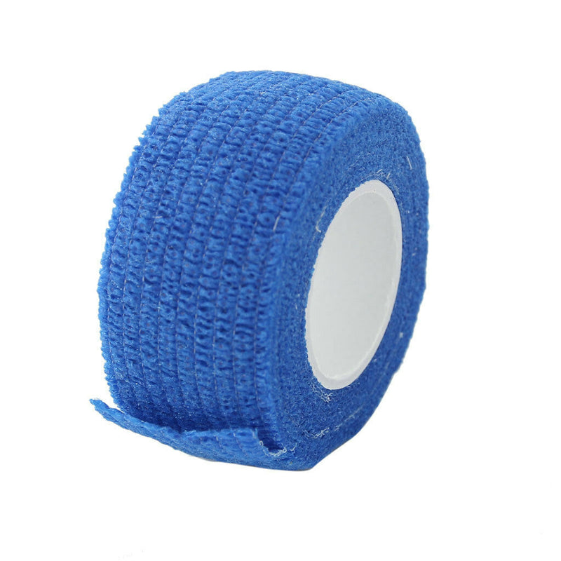 2.5cm First Aid  Ankle Care Self-Adhesive Bandage Gauze Tape Blue