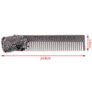 Stainless Steel Beard Mustache Shaving Comb Mustache Facial Hair Comb Brush%!