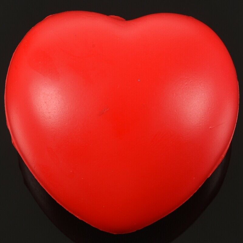 5X(Heart Stress Reliever Ball Red B2B5)