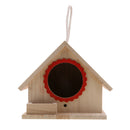 Wooden Wild Bird Nest Box Nesting Feeding Feeder Station House &Stick Yard L