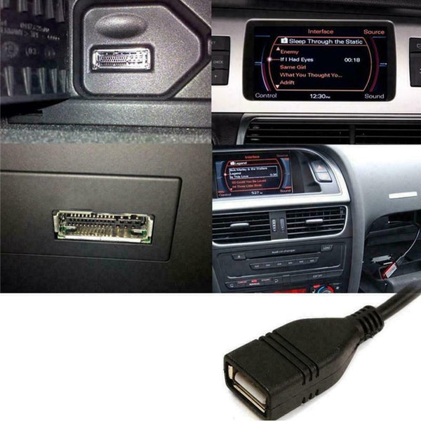 Music Interface AMI MMI to USB Cable For A-udi A3 A4 A6 Q7 Q8 X5W7 A5 Q5 M1J9
