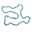 Blue Turquoise Chips Beads Loose Natural Gemstones for Jewelry Making Findings,
