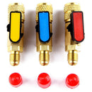 3Pcs/Lot Hvac Tools Gauges New 3 Color R410A Valves Refrigerant Adapter Ac