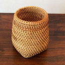 Handmade Autumn Rattan Weaving Tea Ceremony Accessories Storage Box Storage