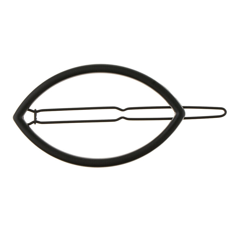 Women's Metal Leaf Shaped Straight Hair Clip