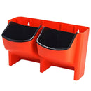 Pack of 2 Plastic Self Watering Stackble Wall Planter, Vertical Living Wall