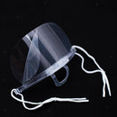 20x Safety Transparent PET Reusable Mouth Shield Food Maker Restaurant