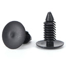 50pcs Auto Car Trunk Bumper Fender Retainer Push Black Plastic Clips Fasten- OZ