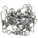 10 pcs fishing equipment fishing thread to hook swiveling metal connection
