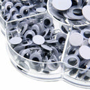 1400Pcs 4-12mm Mixed Self-adhesive Wiggly Wobbly Googly Eyes For DIY Handcraft