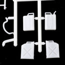 1/16  Trucks Plastic Tool Kits Ladder Oil Tank Shovel Models for WPL