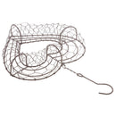 Moon & Heart Shaped Metal Wire Wreath Frame Form Hangers for Succulents, Pack of