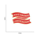 Z-shaped Letters Pins Brooch Enamel Clothing Shirt Lapel Backpack Badges