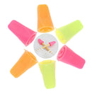 6pcs Knitting Needles Point Protectors Needle Tip Stopper Cover Accessories OZ