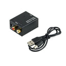 Optical Digital Stereo SPDIF Toslink Coaxial Signal to Analog Adapter (B)