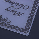 1pc Plastic Embossing Template Scrapbooking Photo Album DIY Craft Decor