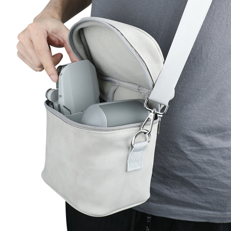 Dustproof Drone Storage Bag Carrying Case PU Zipper Closure for DJI Mavic Mini 2