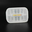 12 Holes Reptile Egg Incubation Tray With Thermometer Incubating Gecko Liza