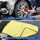 Car Wash Microfiber Towel Car Cleaning Dry Cloth Car Care Yellow
