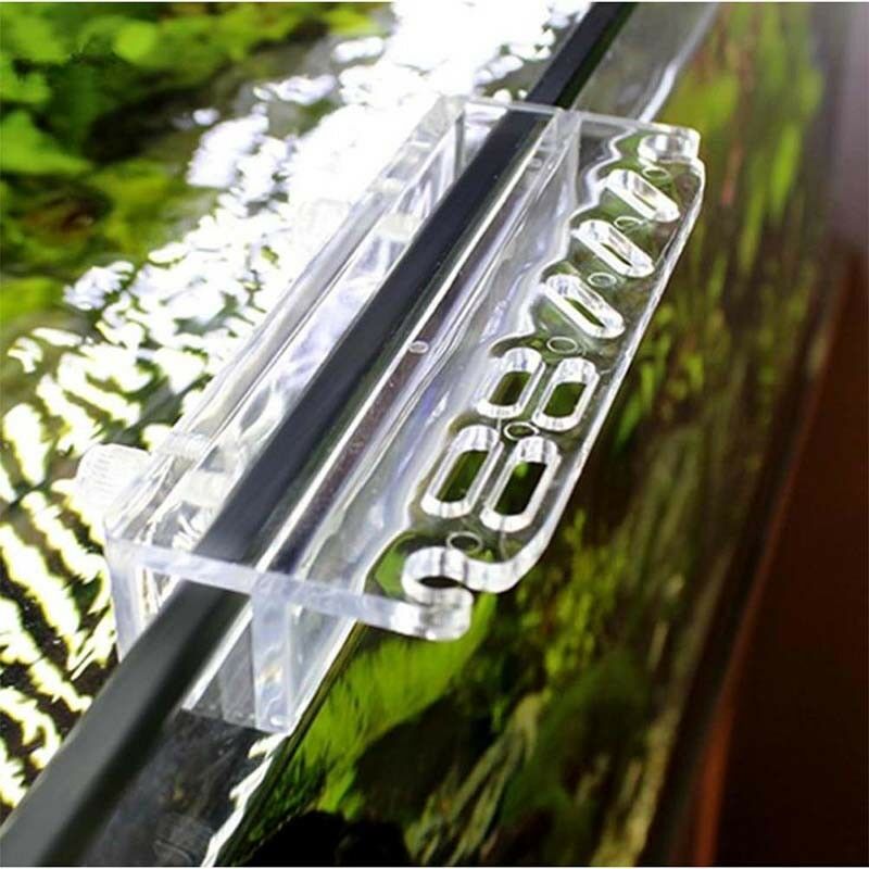 Acrylic water plant tool maintenance side holder aquarium tank tweezer scissorOZ