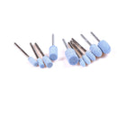 10x 4-10mm Abrasive Mounted Stone Grinding Burr Wheel For Grinder Rotary Tools&