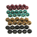 40Pcs 1inch Abrasive Wheel Buffing Polishing Wheel Brush Set 25mm Fr Rotary Tool