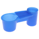 1PC Bird Drinker Double mouth drinker Drinking cup feeding trough Water bowl FT