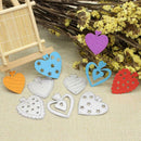 5pcs Heart Sewing Thread Metal Die Cutting Dies DIY Scrapbooking Embossing
