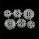 Button Design Metal Cutting Dies For DIY Scrapbooking Paper Cards  Z