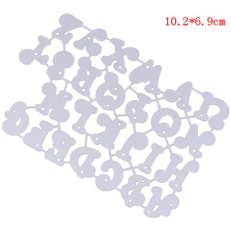 1 Set Letter Alphabet Metal Cutting Dies DIY Scrapbooking Paper Card Stencil3C