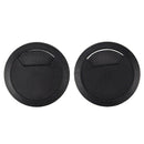 60 mm Plastic Desktop Table cable cover implementation Organizer Black Y7P5