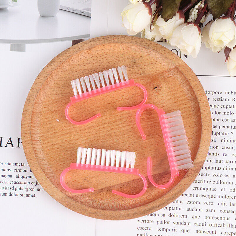 10x Nail Clean Brush Finger Care Dust Clean nail art brush nail Manicure tool Hn