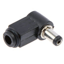 10pc 2.1mm x 5.5mm Male Plug Right Angle L Jack DC Power Tip ConnectorS Hn