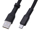 USB to Micro-USB Short Flat Charging Cable with Metal Connector for Android H4R6
