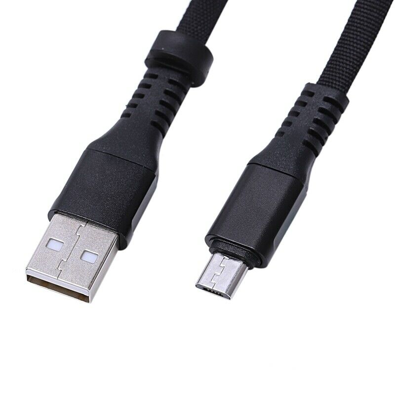 USB to Micro-USB Short Flat Charging Cable with Metal Connector for Android H4R6