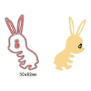 Rabbit-shaped DIY Cutting Dies Stencil Scrapbooking Embossing Home Decor
