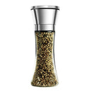 Salt And Pepper Mill Shakers, Stainless Steel Manual Sea Salt Mills, Adjust U7Y1