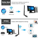 1X(Usb 3.0 Wifi Adapter Ac 1200Mbps 5G/2.4G Dual Band Wifi Dongle Wireless