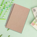 Retro Kraft Coil Sketch Sketchbooks Blank Notebook Creative Notebook School