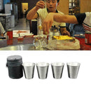 70ml 4pcs/Set Southern Railways Stainless Steel Tumblers/Cups--Hot/Cold New H5Q8