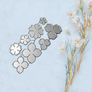 Mini Flowers Frame Metal Cutting Dies Scrapbooking Cards Embossing Craft DIY