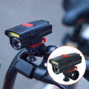 USB Mountain Bike Front Head Light Bicycle Lamp Light Headlight Rechargeabl J4Z1