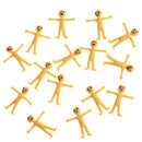 5Pcs anti stress squeeze yellow guy novelty & gag toys decompression fun toys ME