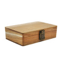 Portable Wooden Storage Box Holder Hand Cigarette Tool Box Case F