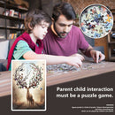 1000pcs Painting Puzzle DIY Paper Jigsaw Educational Toys (D Warm Elk)