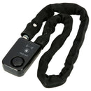 Black Smart Chain Lock 80Cm Smart Waterproof Bluetooth Lock 110Db Latest An
