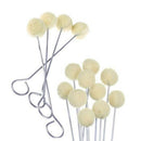 100Pcs Leather Dye Ball Brush for Diy Crafts Dyeing Applicator with Metal H